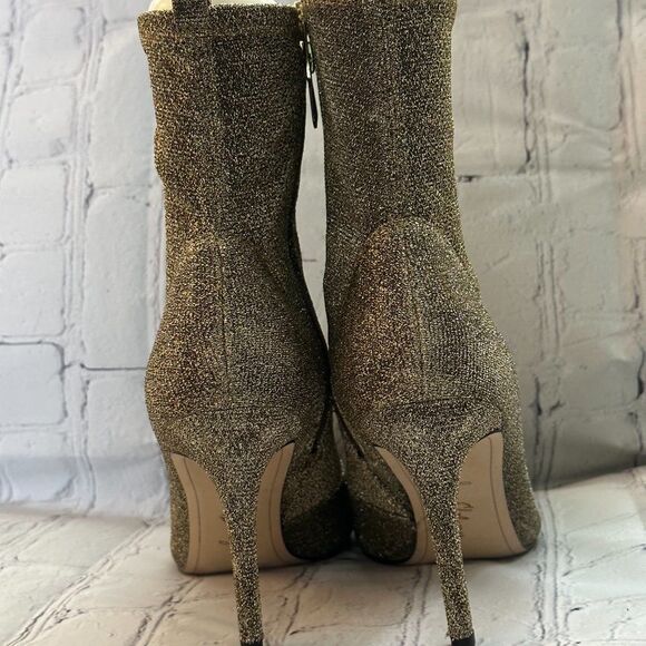 Sam Edelman Women's Olson Fashion Boot in shimmering gold Chic/Comfort size 8M. - Picture 3 of 11